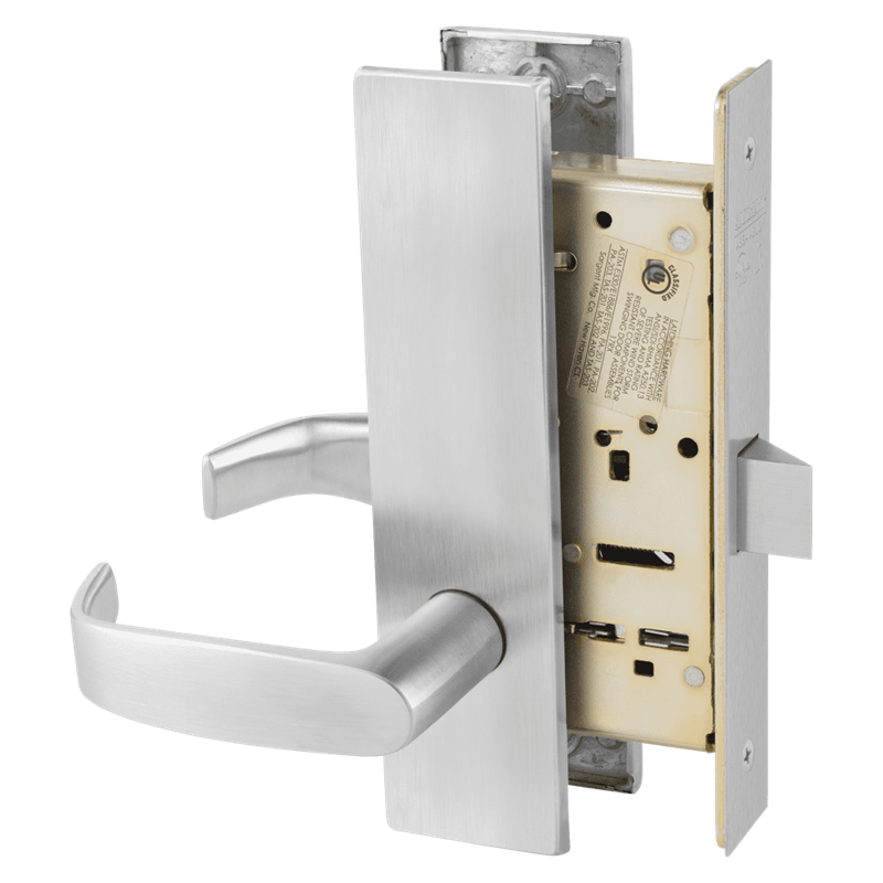 LW1L - L Lever with LW1 Escutcheon